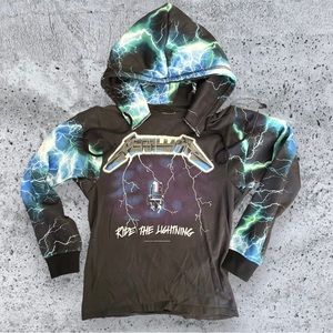 Vintage Metallica T-shirt Sweater heavy metal goth punk reworked upcycled